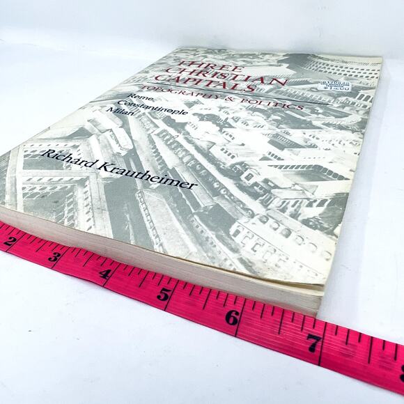 Three Christian Capitals Topography Politics Paperback Book 1983 VTG Rare - Picture 4 of 9